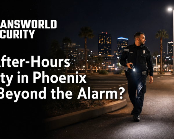 Why After-Hours Security in Phoenix Goes Beyond the Alarm?